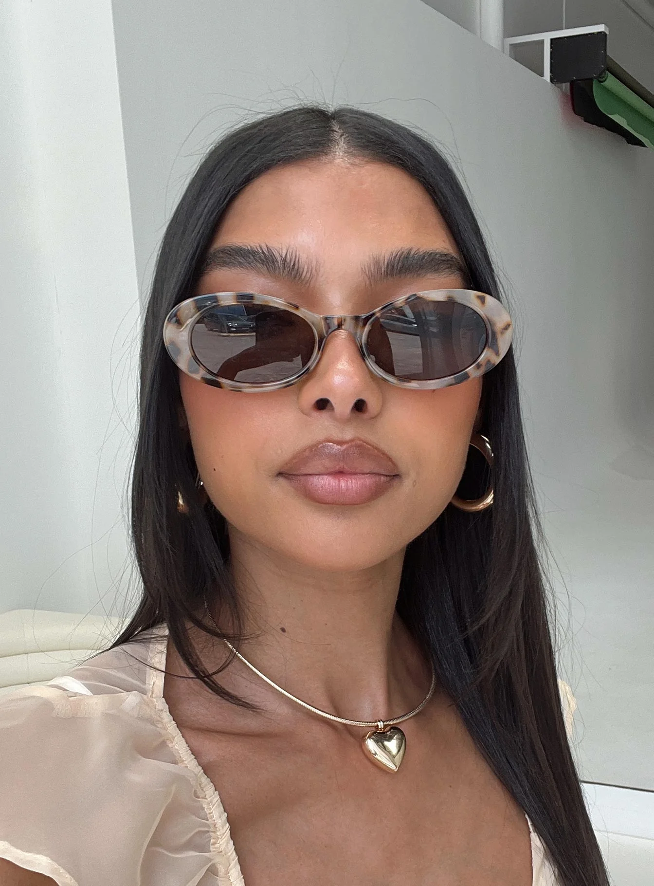 Runaway Baby Oval Sunglasses Tort