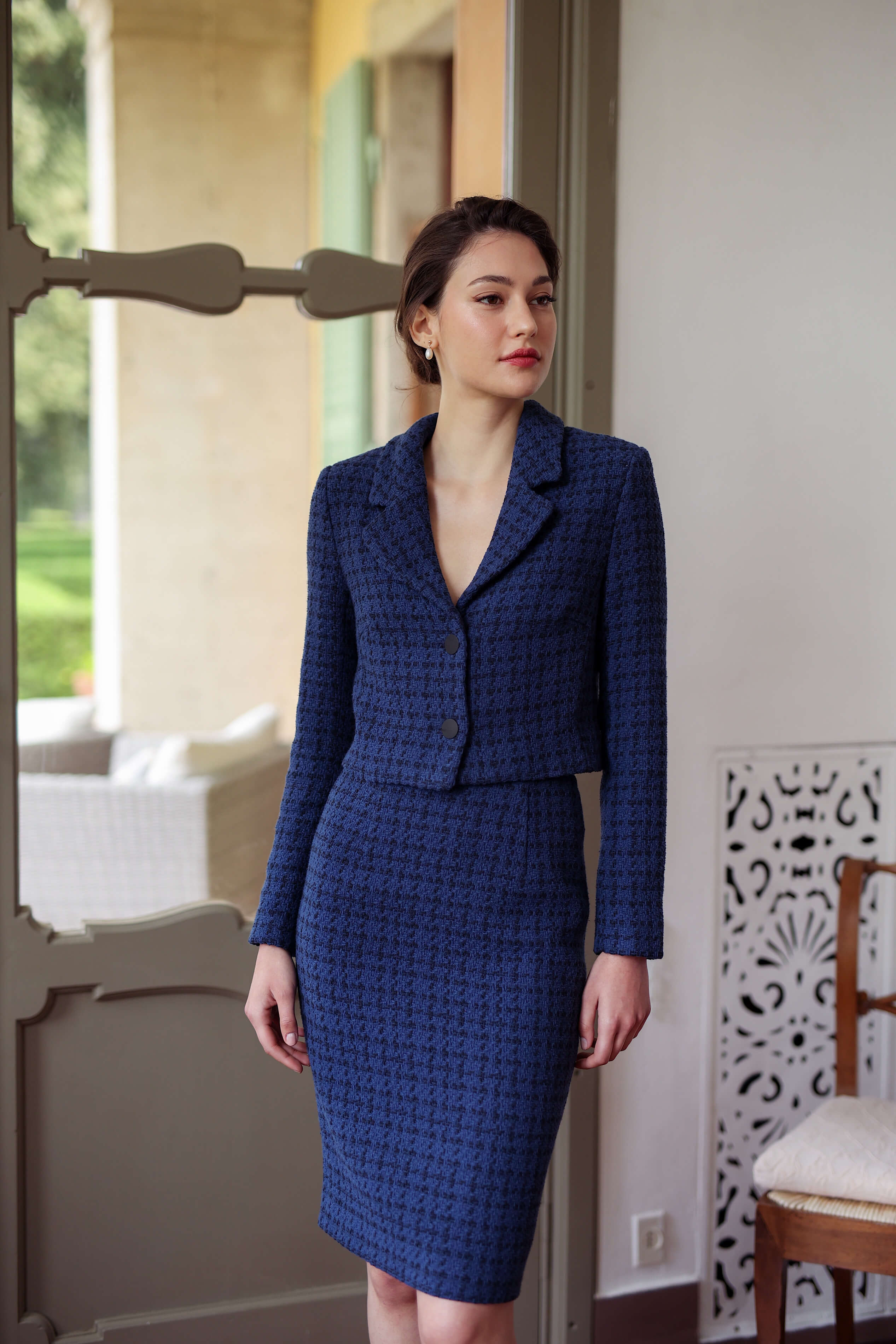 Madina Tweed Two Piece