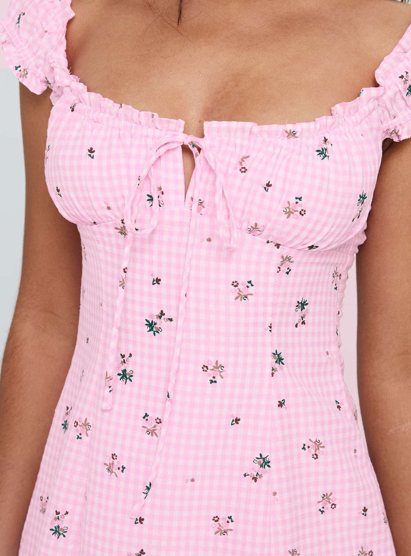 Freija Mini Dress Pink Multi