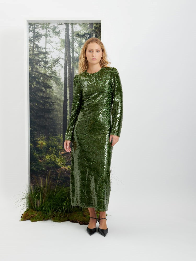 Daria Sequin Midi Dress