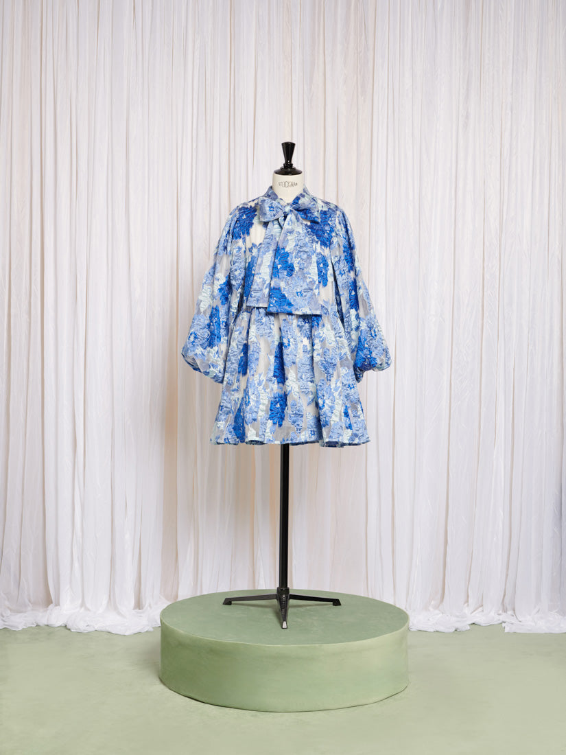 Abby Jacquard Bow Dress