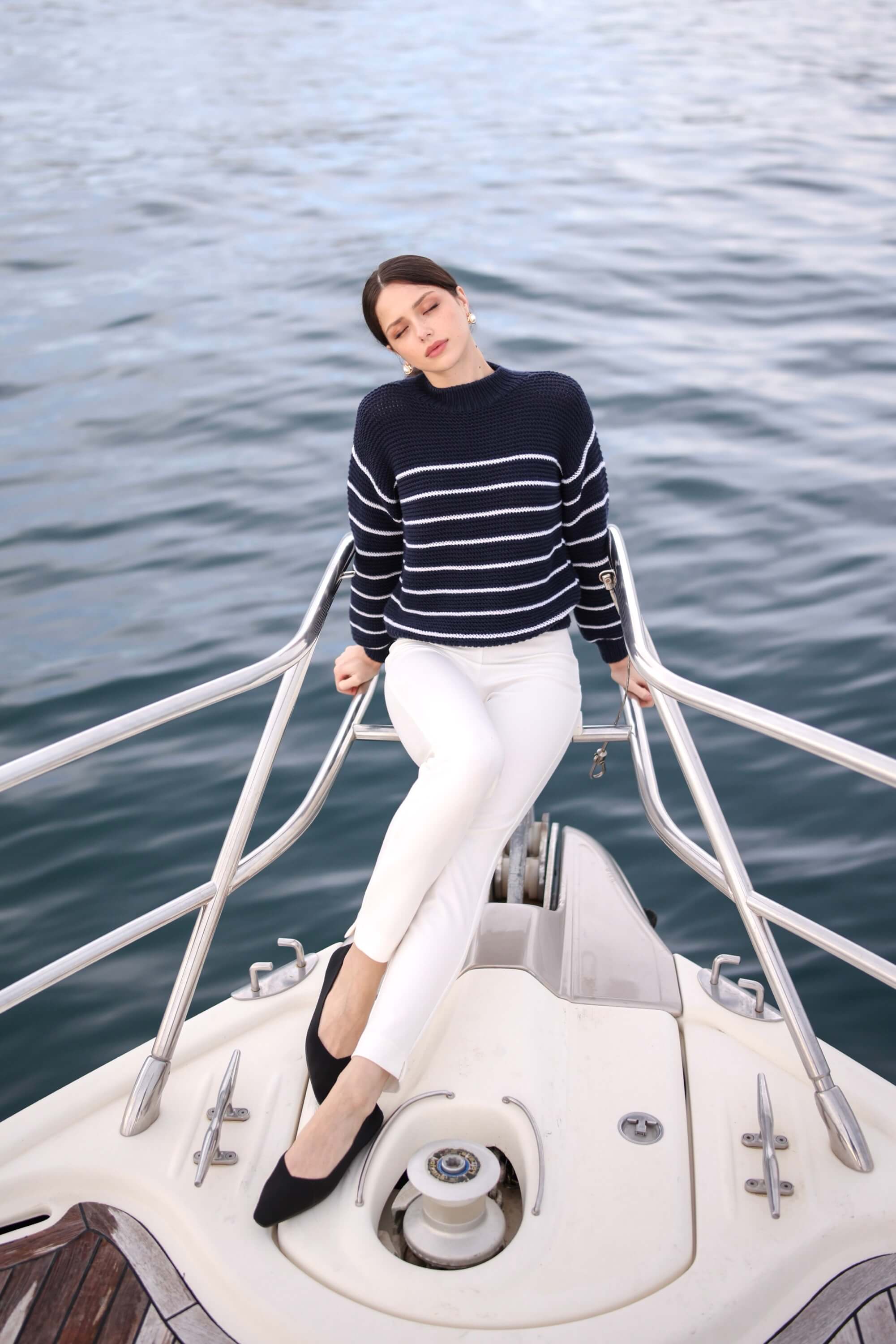 Marine Merino Wool Sweater
