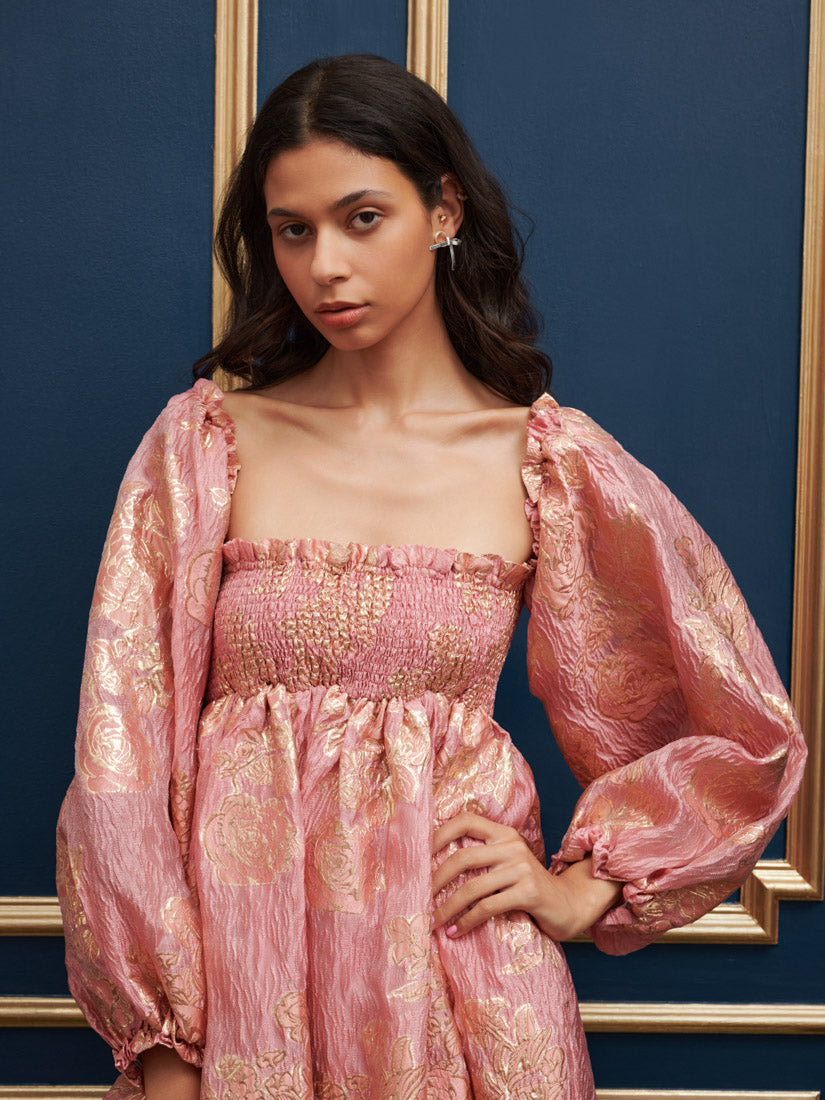 Twilight Jacquard Mini Dress