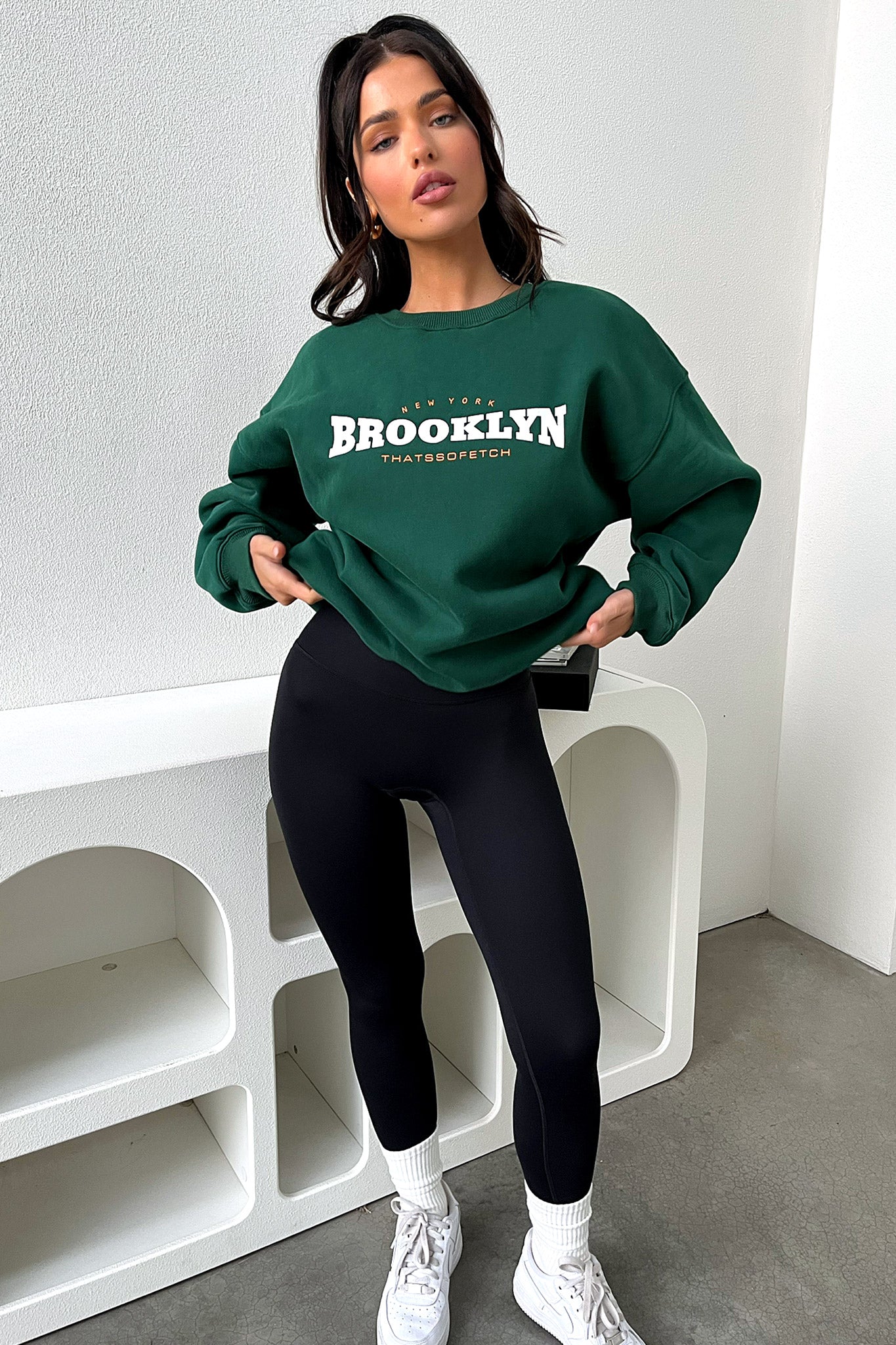 Brooklyn Crewneck - Emerald