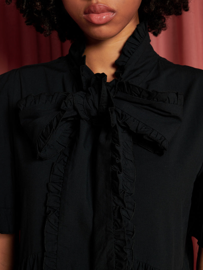 Heron Bow Midi Dress