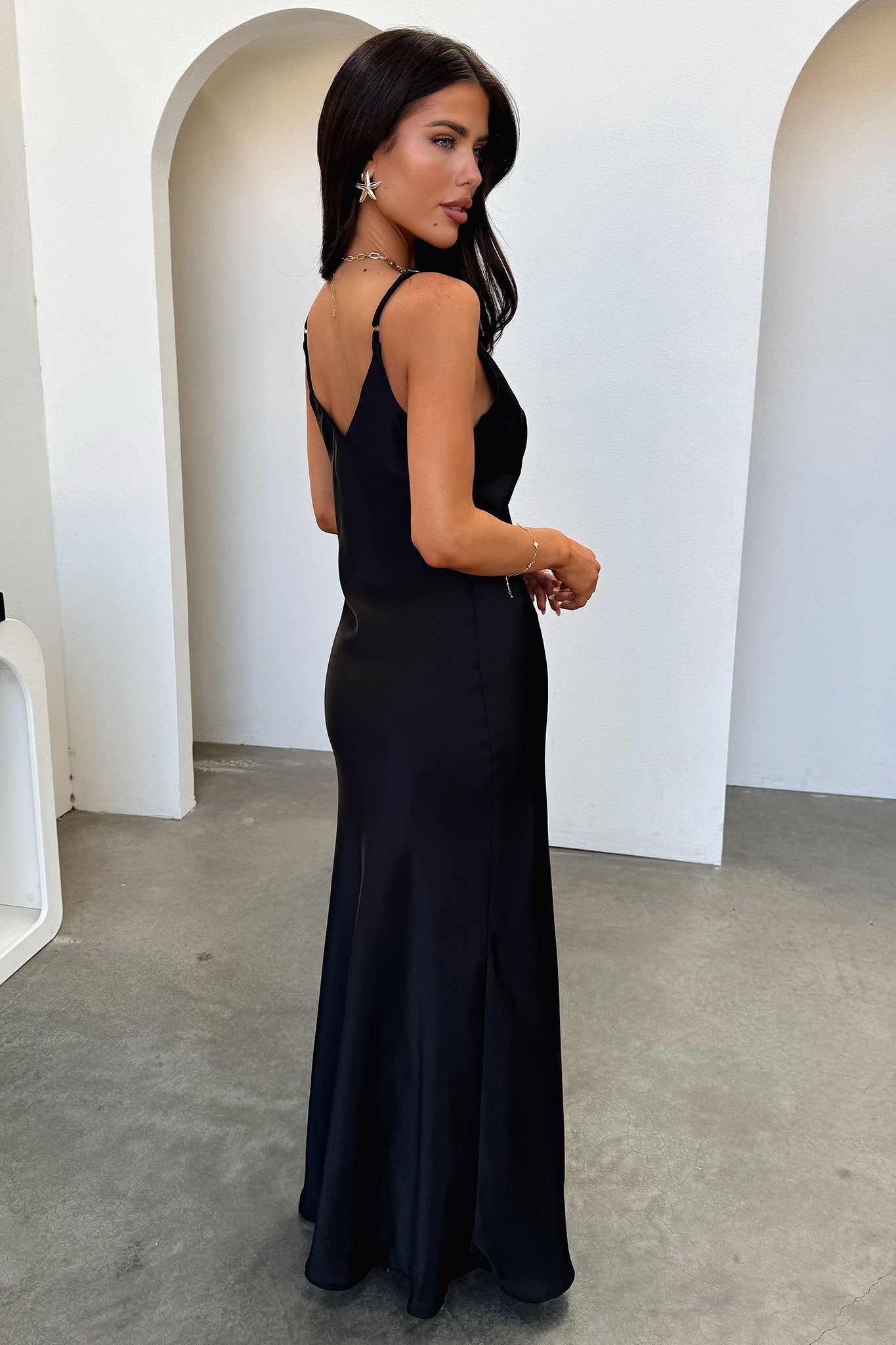 Delilah Maxi Dress - Black