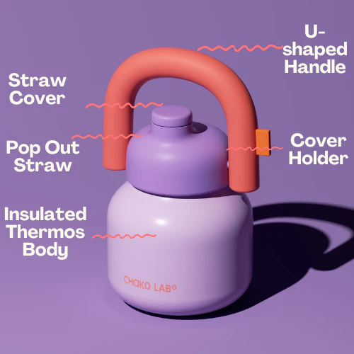 Lin Lin Thermos in Taro