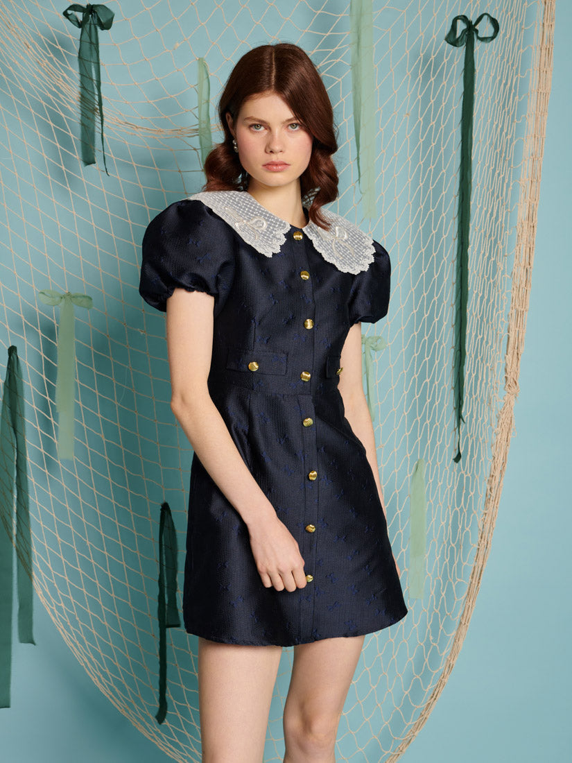 Buoy Jacquard Mini Dress