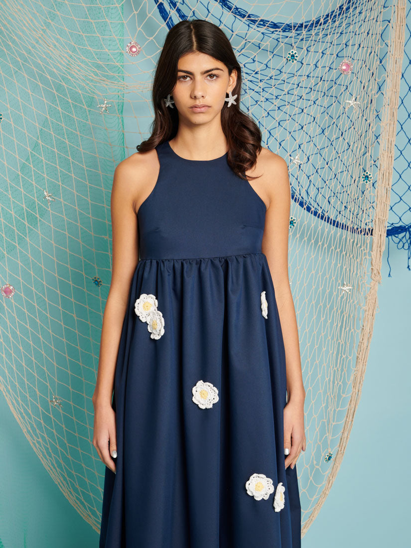 River Flower Midi Dress