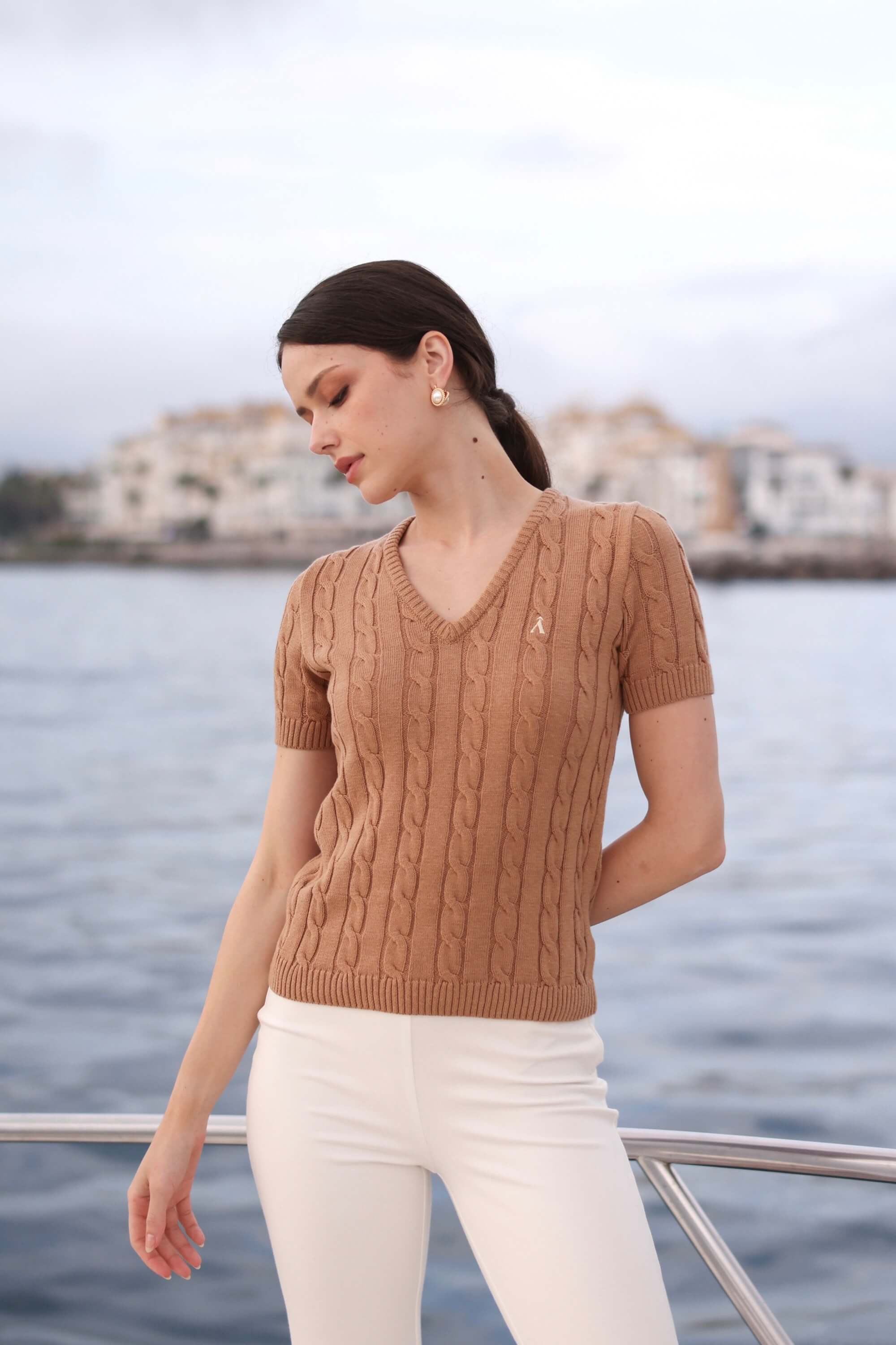 Talina Cable Knit Top
