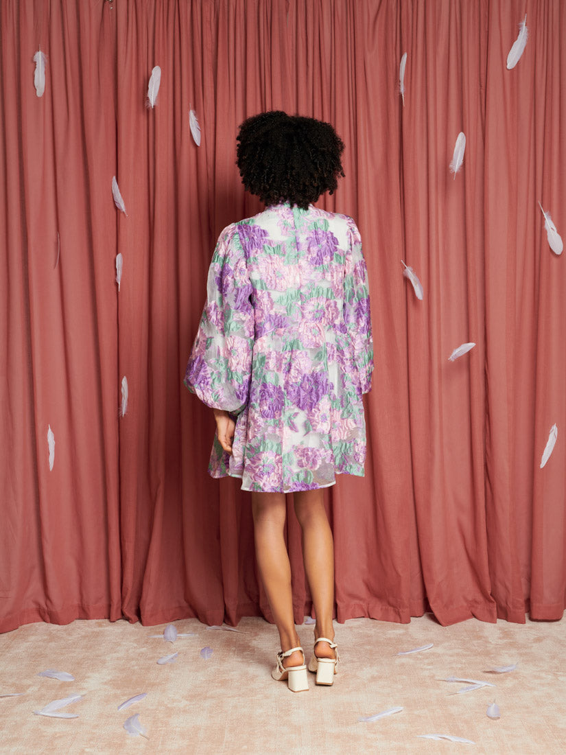 Revna Jacquard Mini Dress