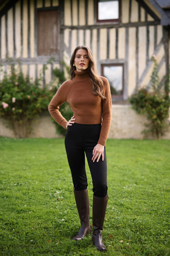 Naomi Mohair Roll-Neck Sweater