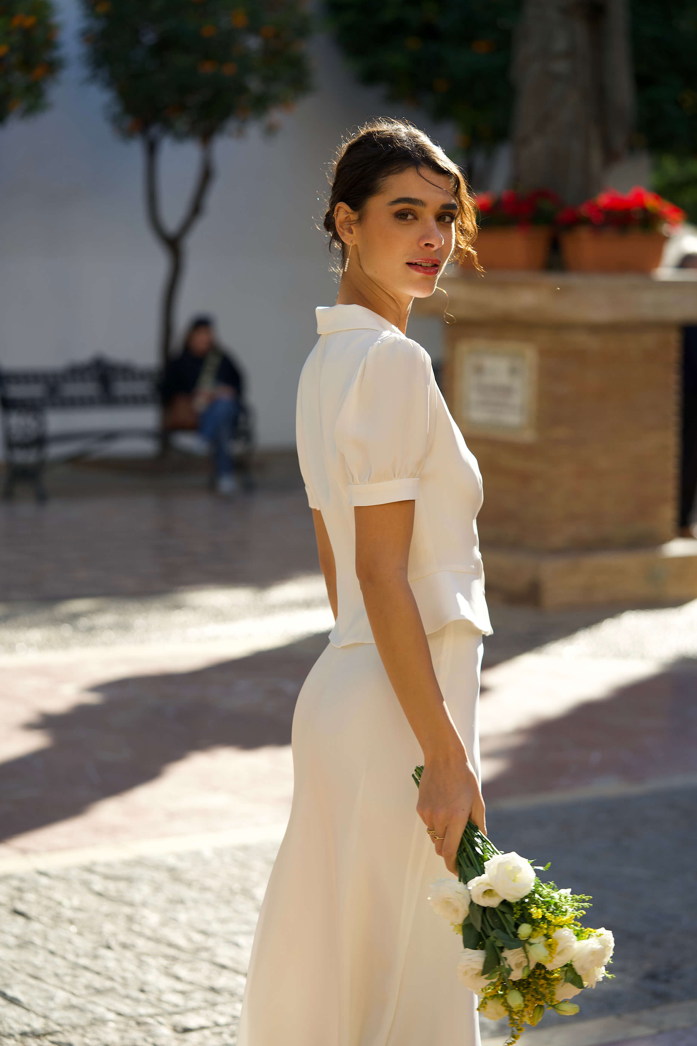 Talia Silk Two-Piece