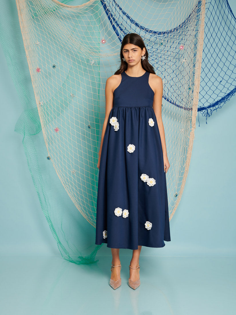 River Flower Midi Dress