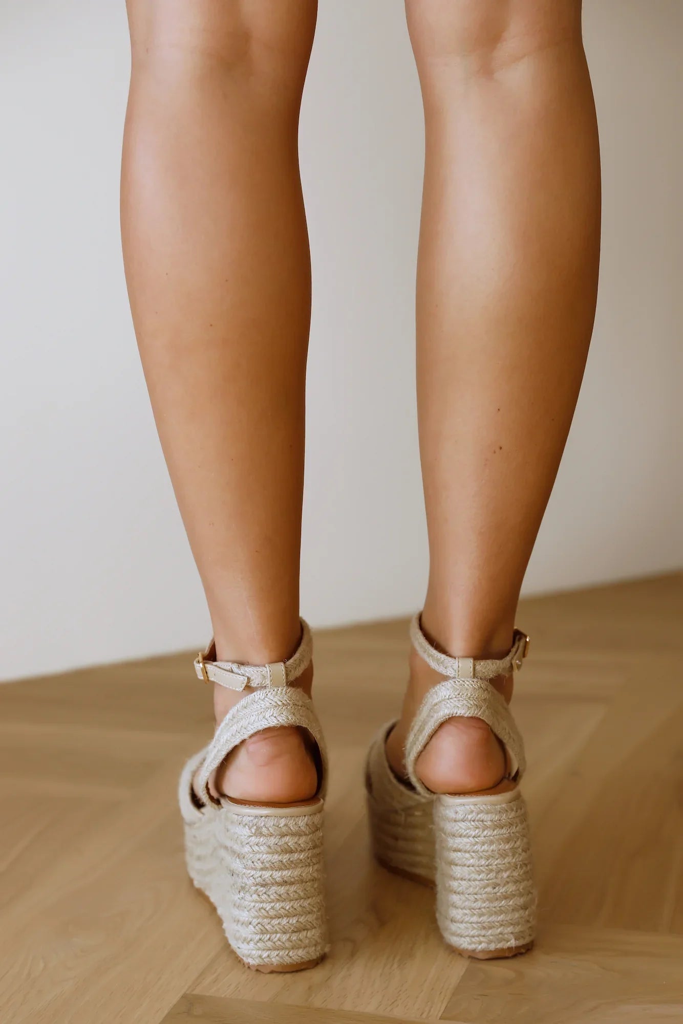 Callie Rope Wedge Natural Rope