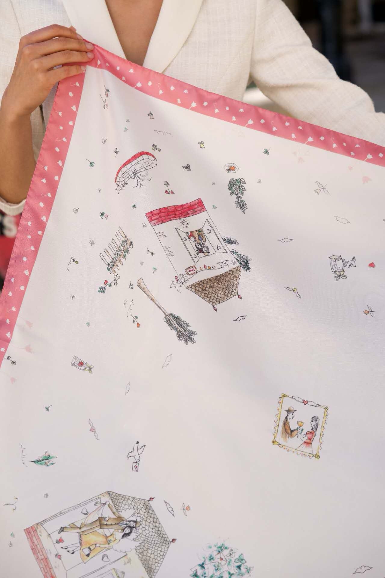 Mirabelle Silk Square Scarf