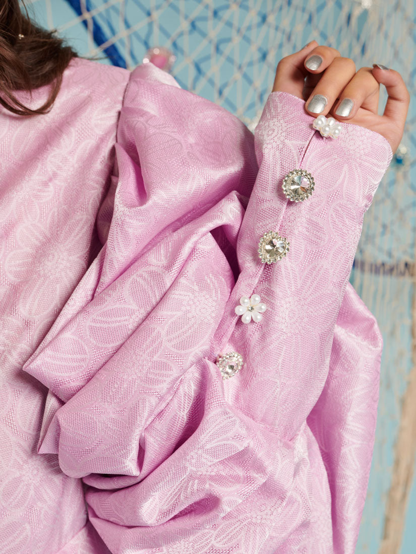 Isla Jacquard Mini Dress