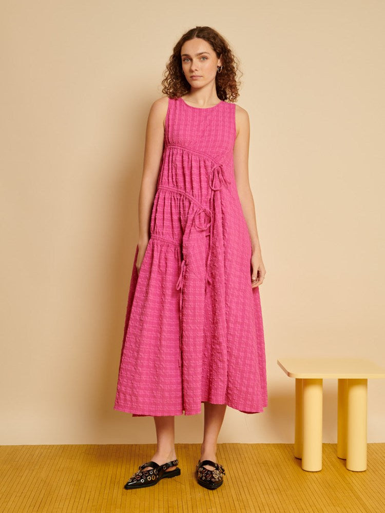 Blanka Ruched Midi Dress