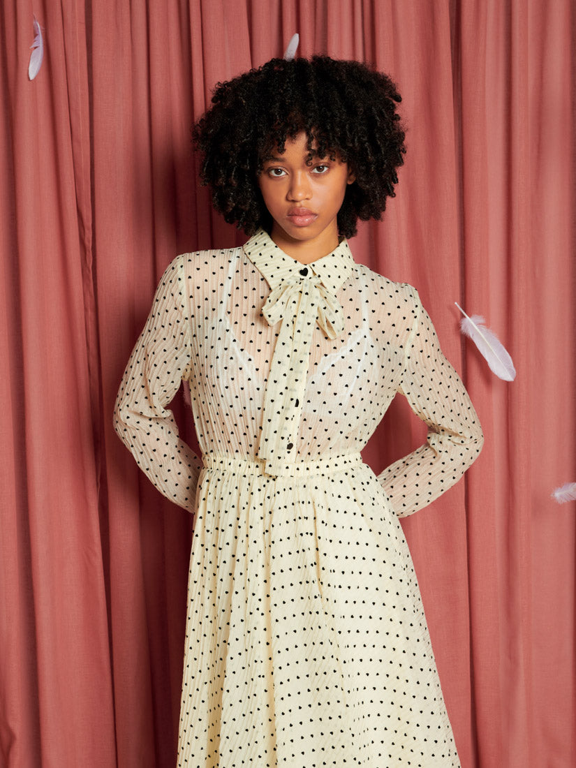 Dove Hearts Maxi Dress