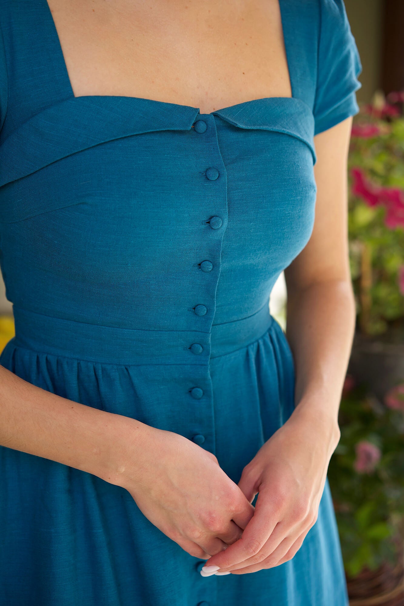 Estelle Button Down Dress