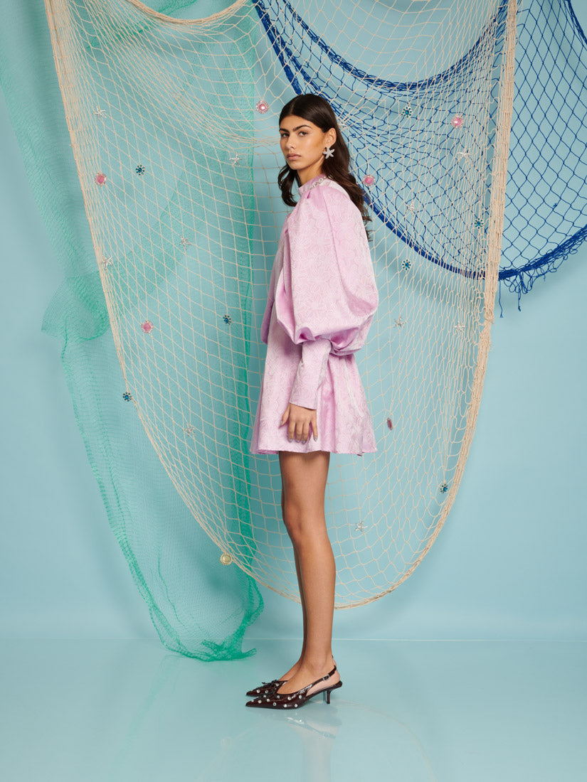 Isla Jacquard Mini Dress