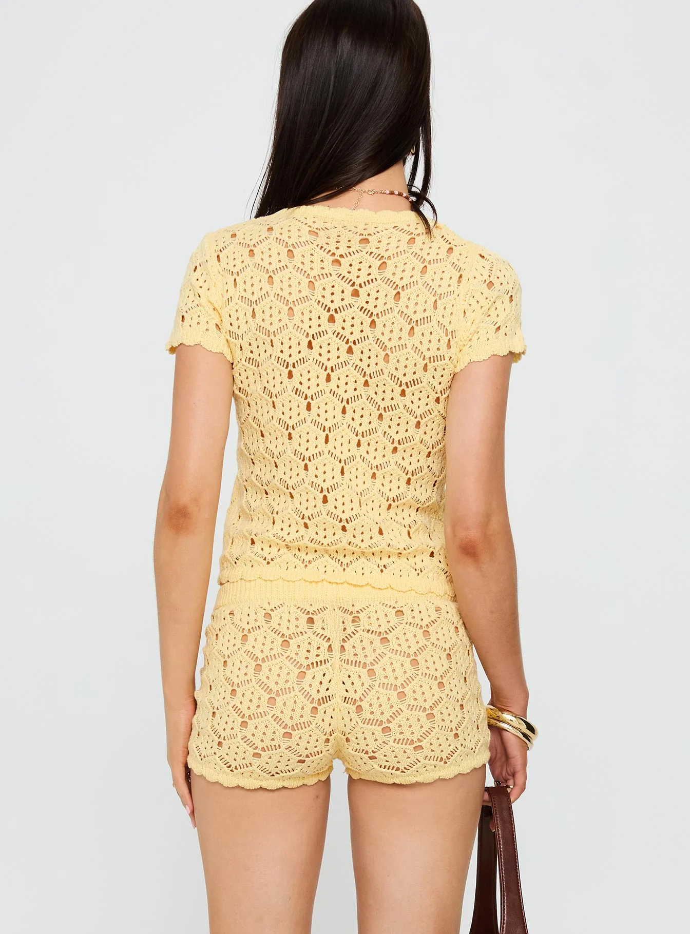 Sun Still Shines Crochet Set Yellow