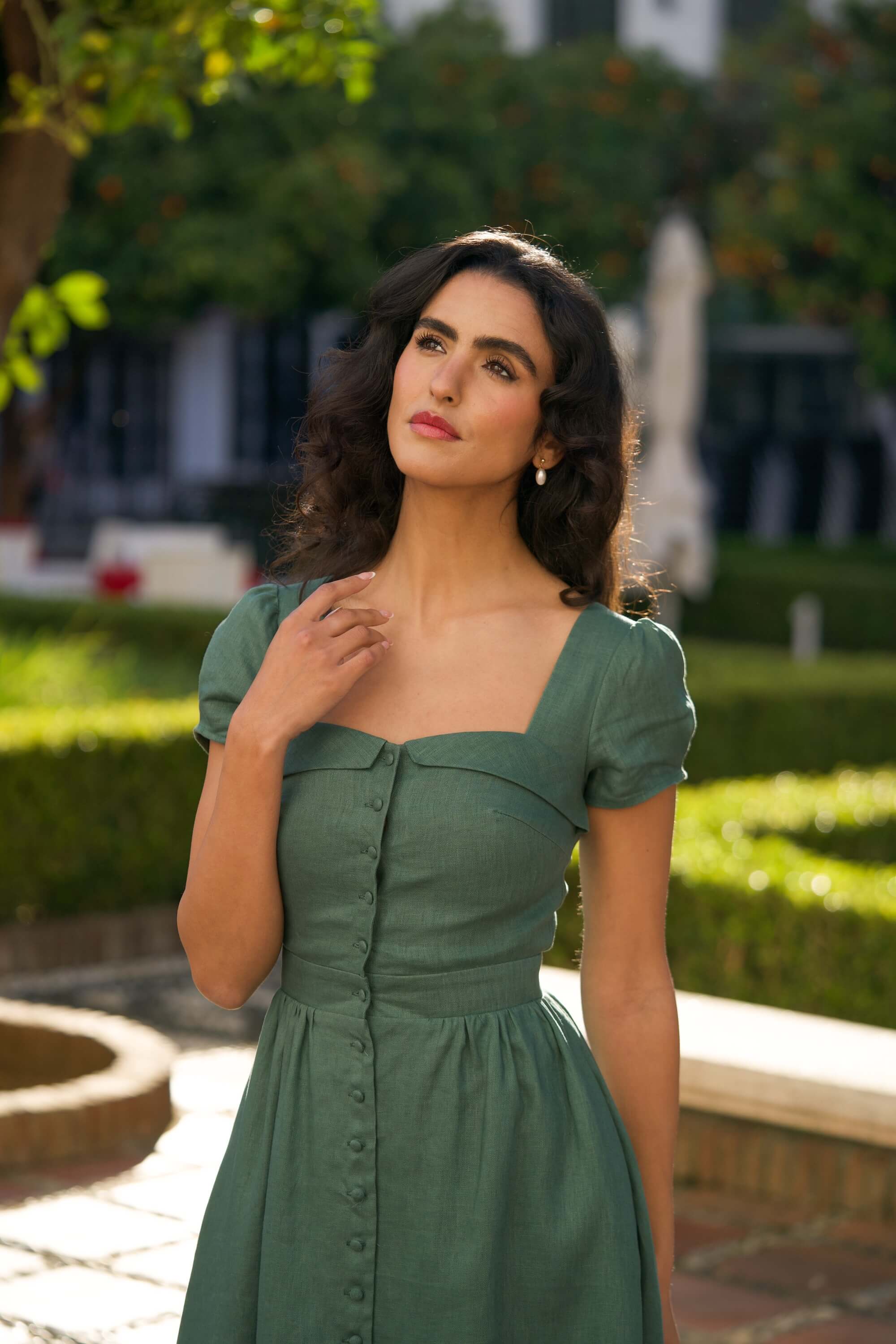 Estelle Button Down Dress