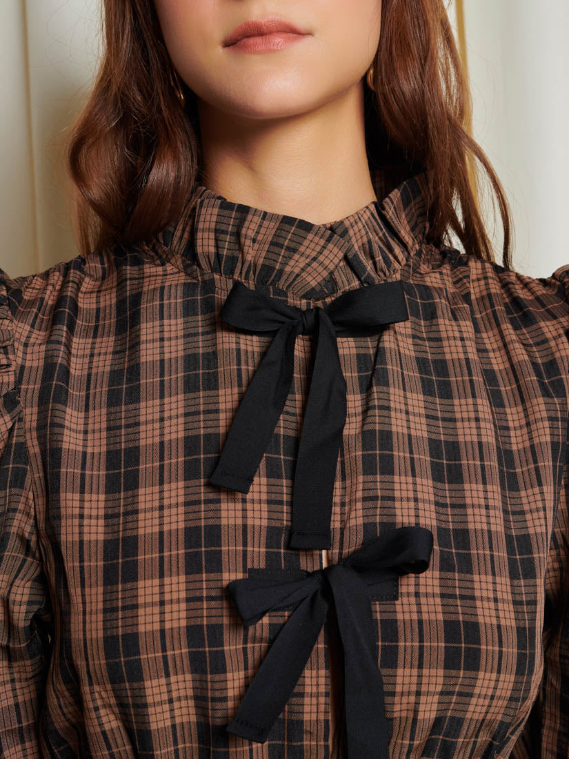 Kyla Check Mini Dress