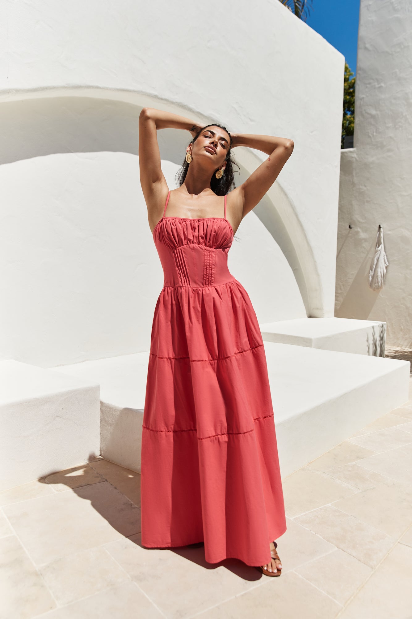 Mandy More Maxi Dress Red