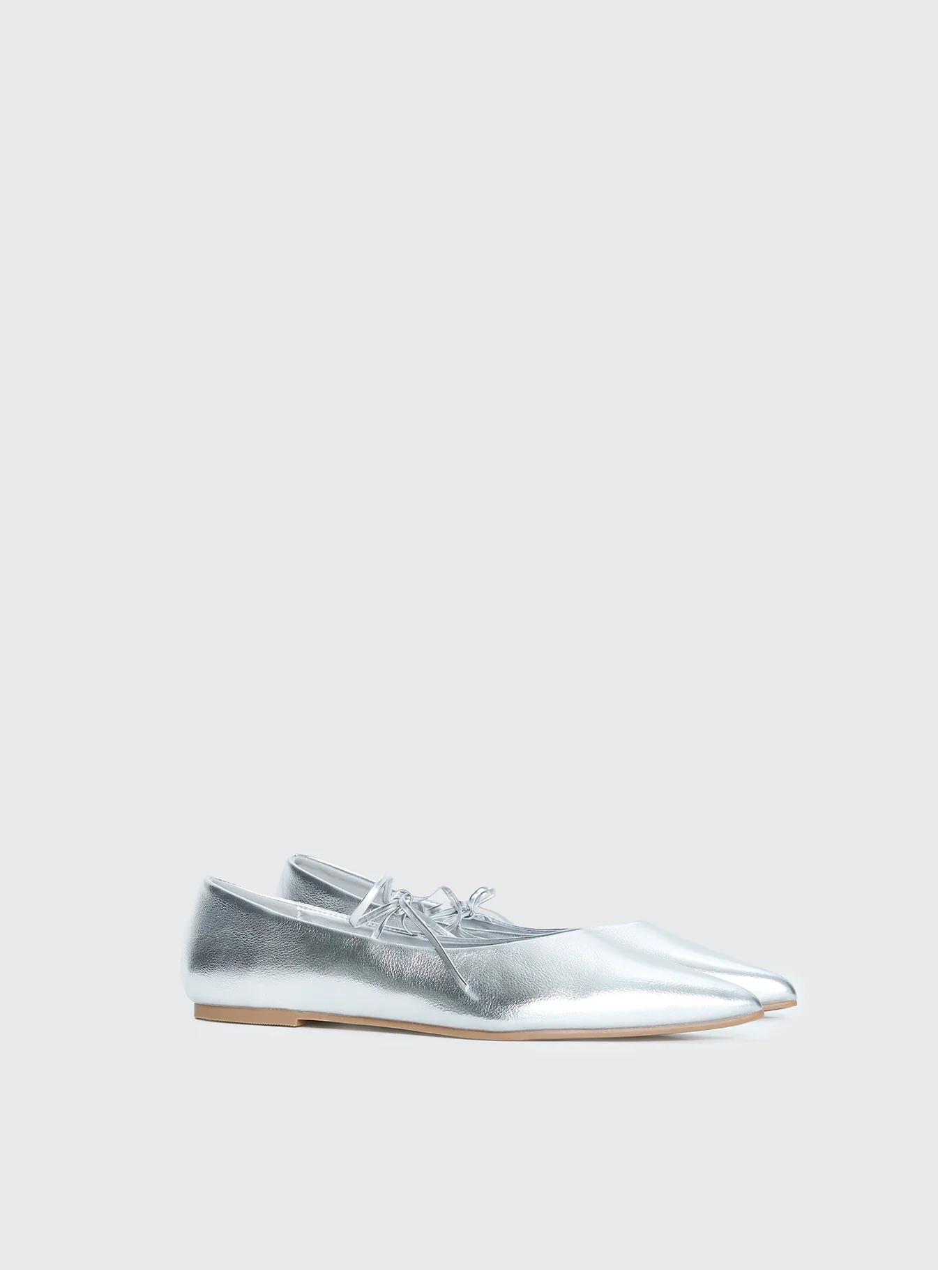 Billini Haruna Ballet Flats Silver Metallic