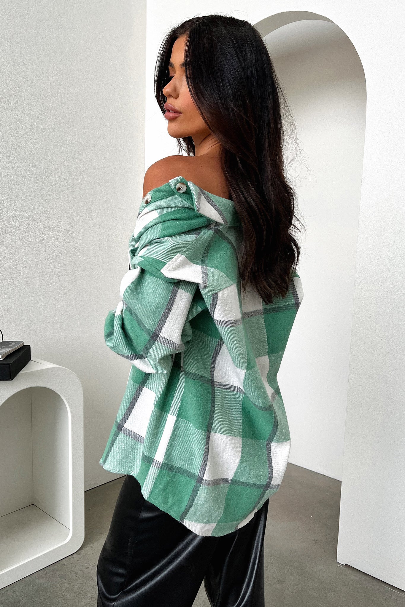 Denver Flannel Shirt - Green Plaid