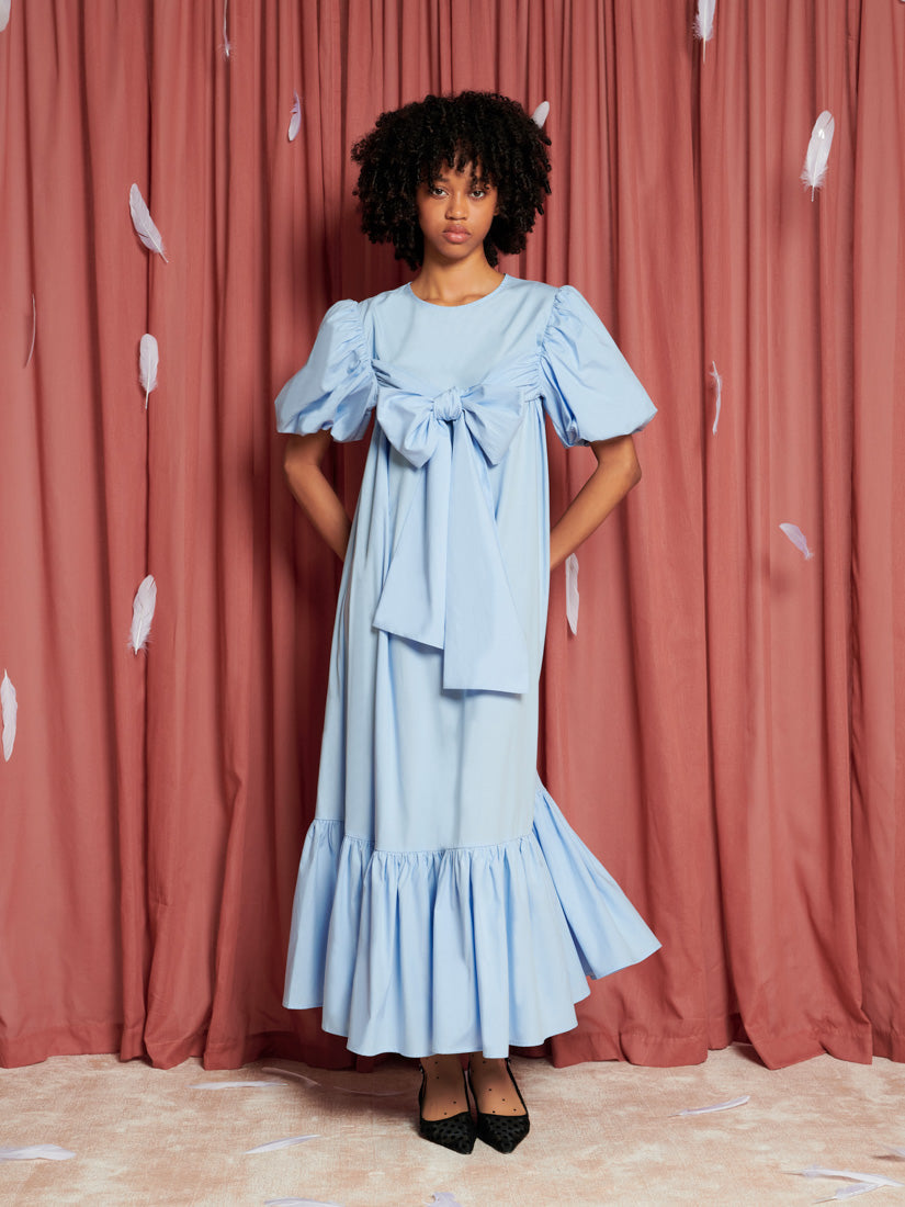 Flutter Bow Midi Dress