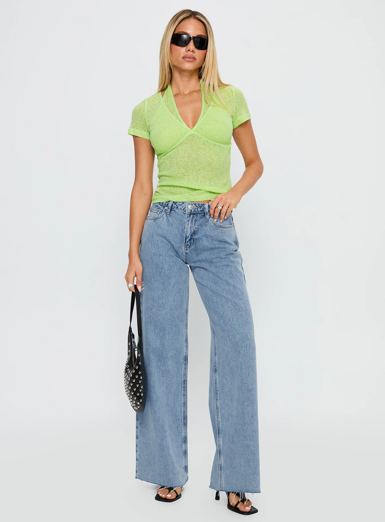 Darla Low Rise Straight Jean Vintage Blue Wash