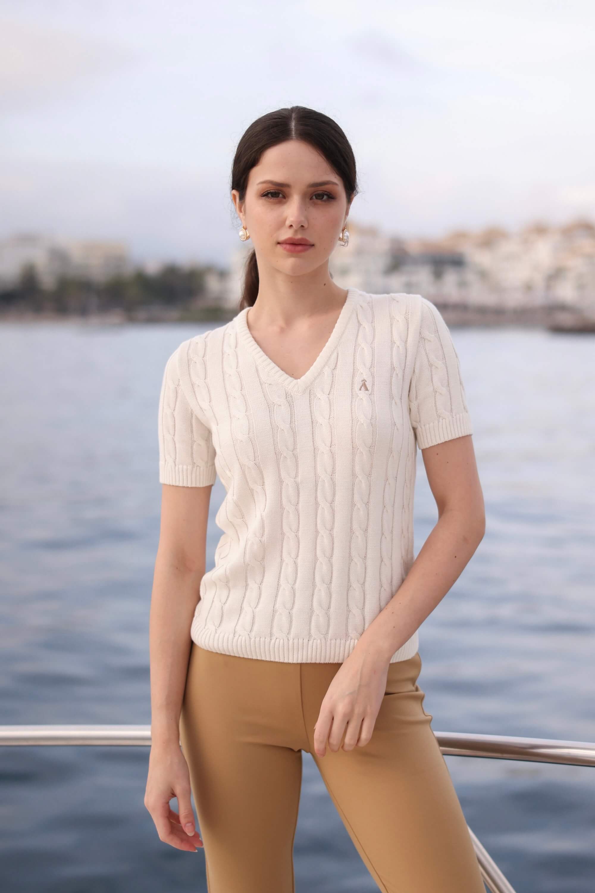 Talina Cable Knit Top