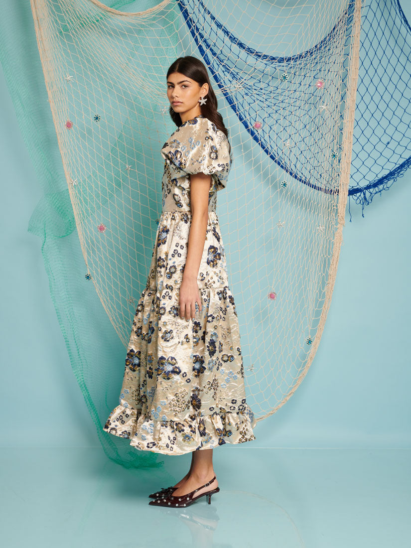 Carp Floral Maxi Dress