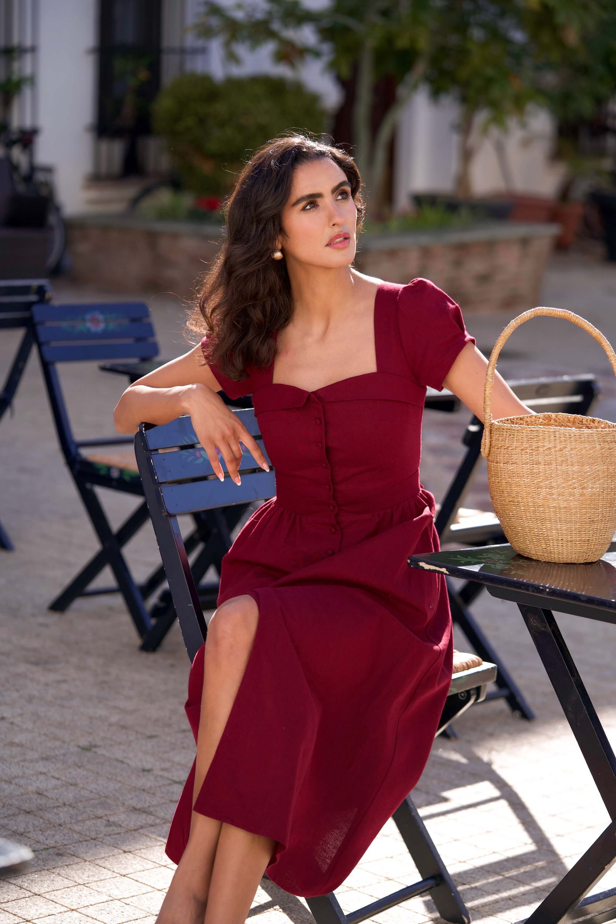 Estelle Button Down Dress