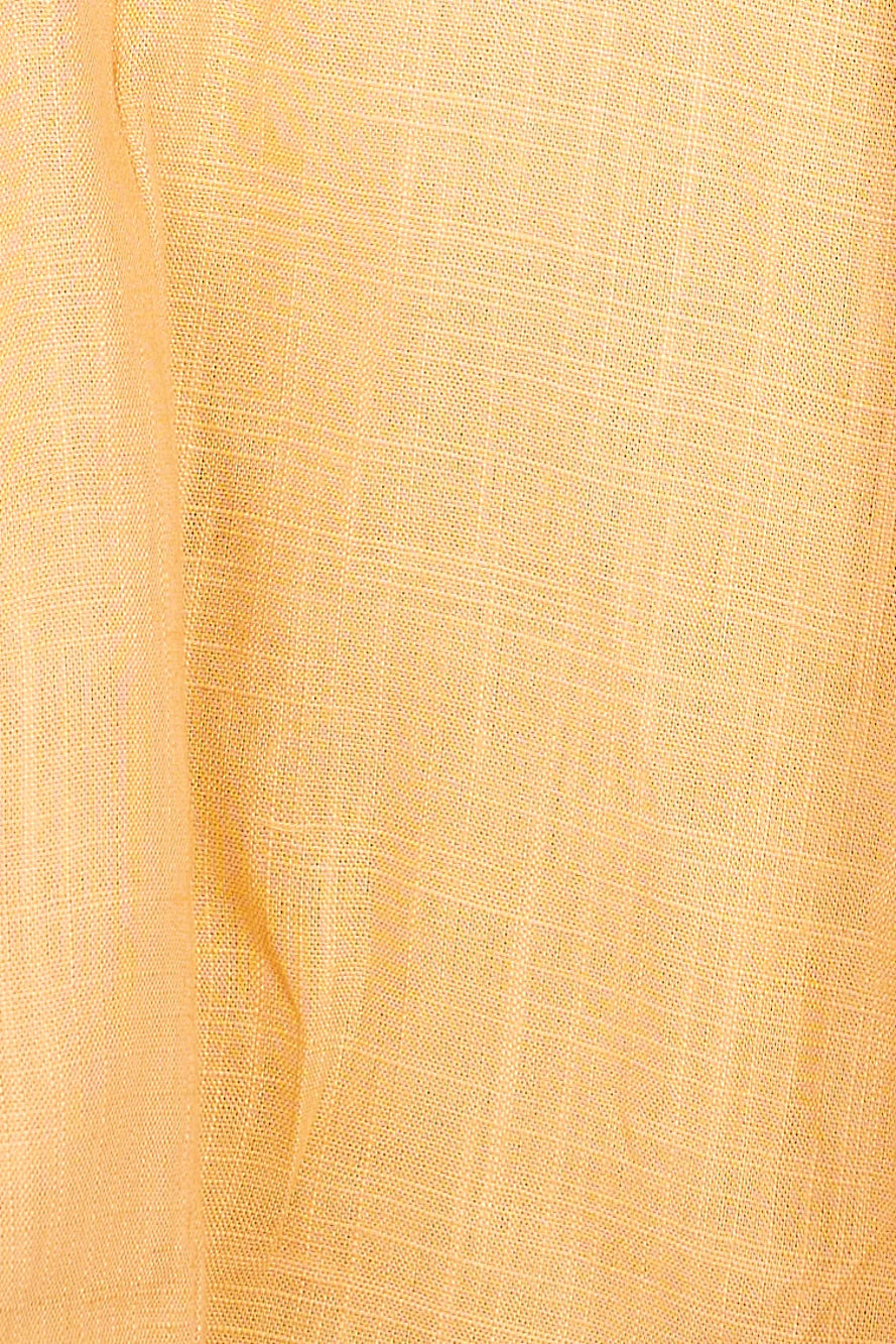 Beach Picnic Mini Dress Orange