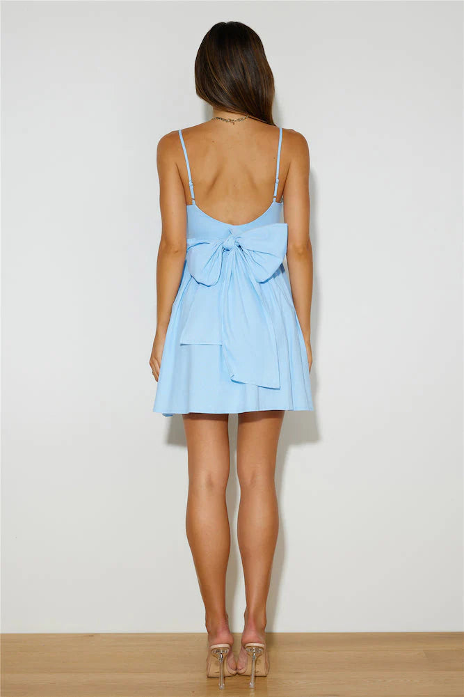 Girly Mood Mini Dress Blue