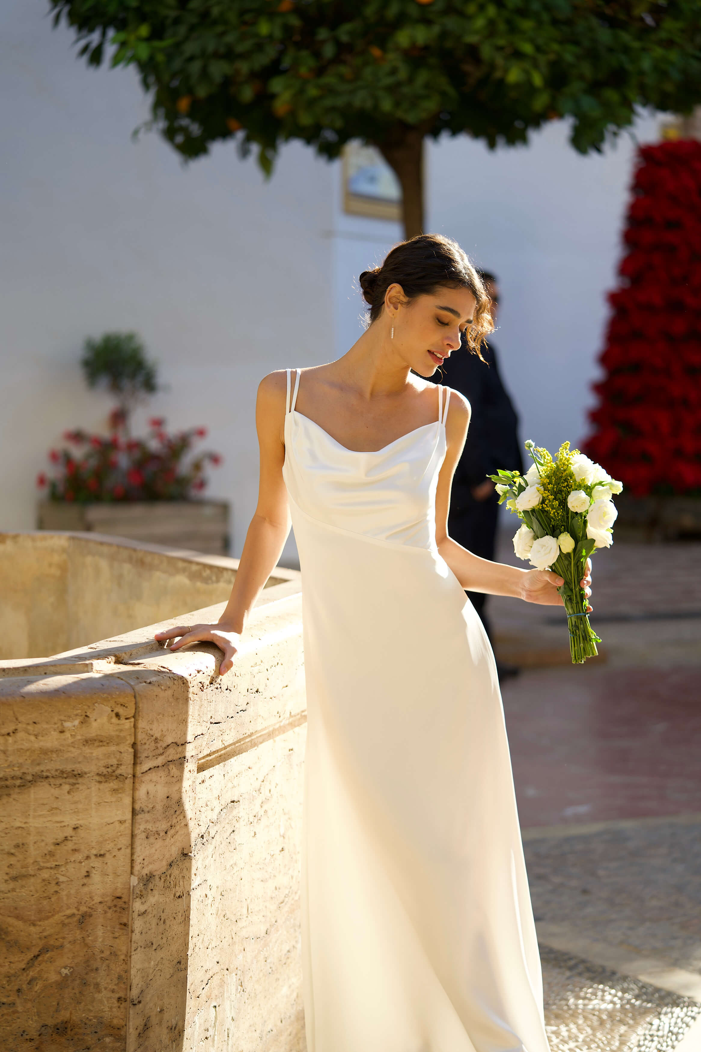 Charlize Cowl-Neck Dress