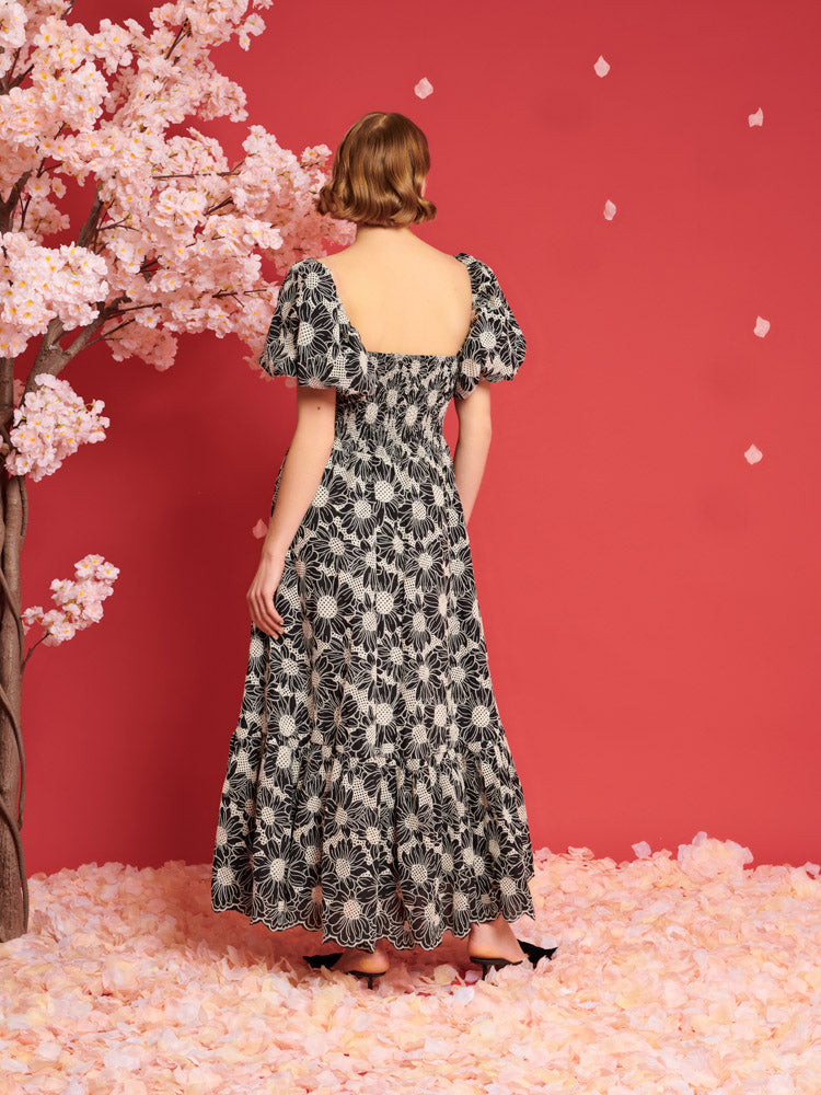 Flower Haze Midi Dress