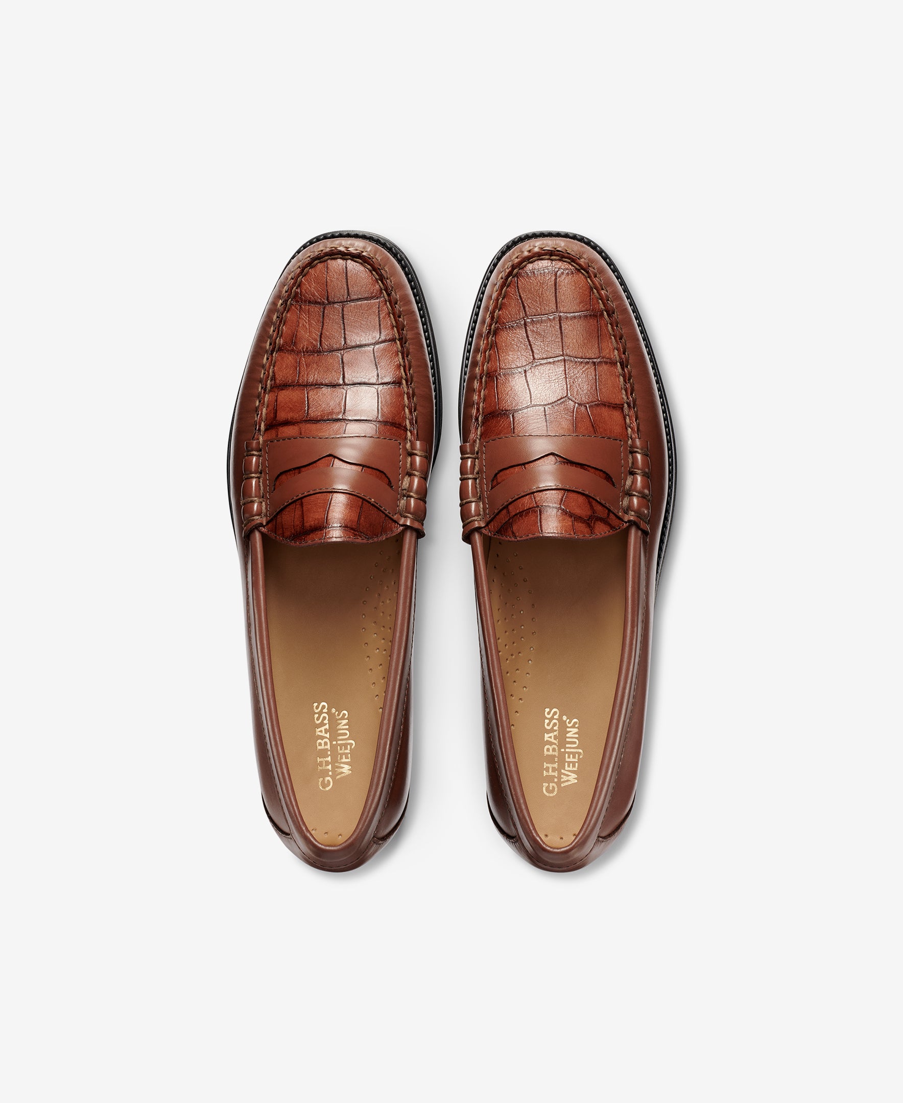 MENS LARSON EASY CROC EMBOSSED WEEJUNS LOAFER