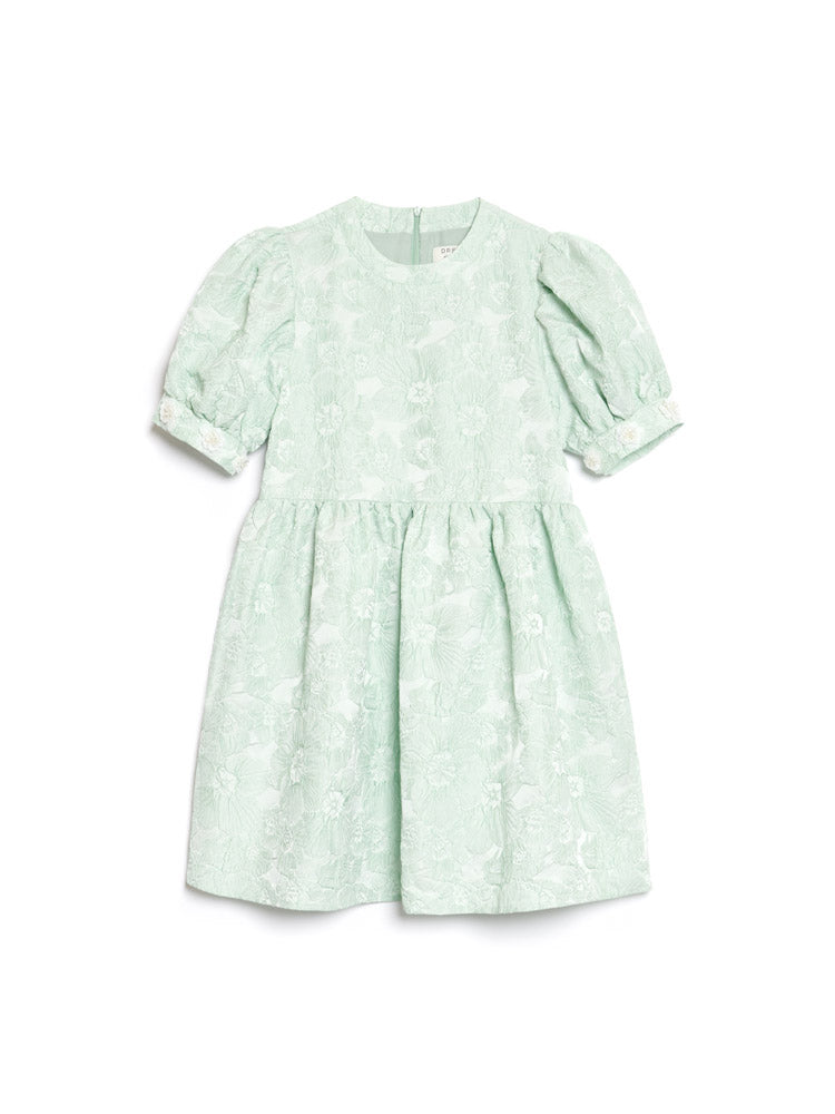 Plume Jacquard Mini Dress