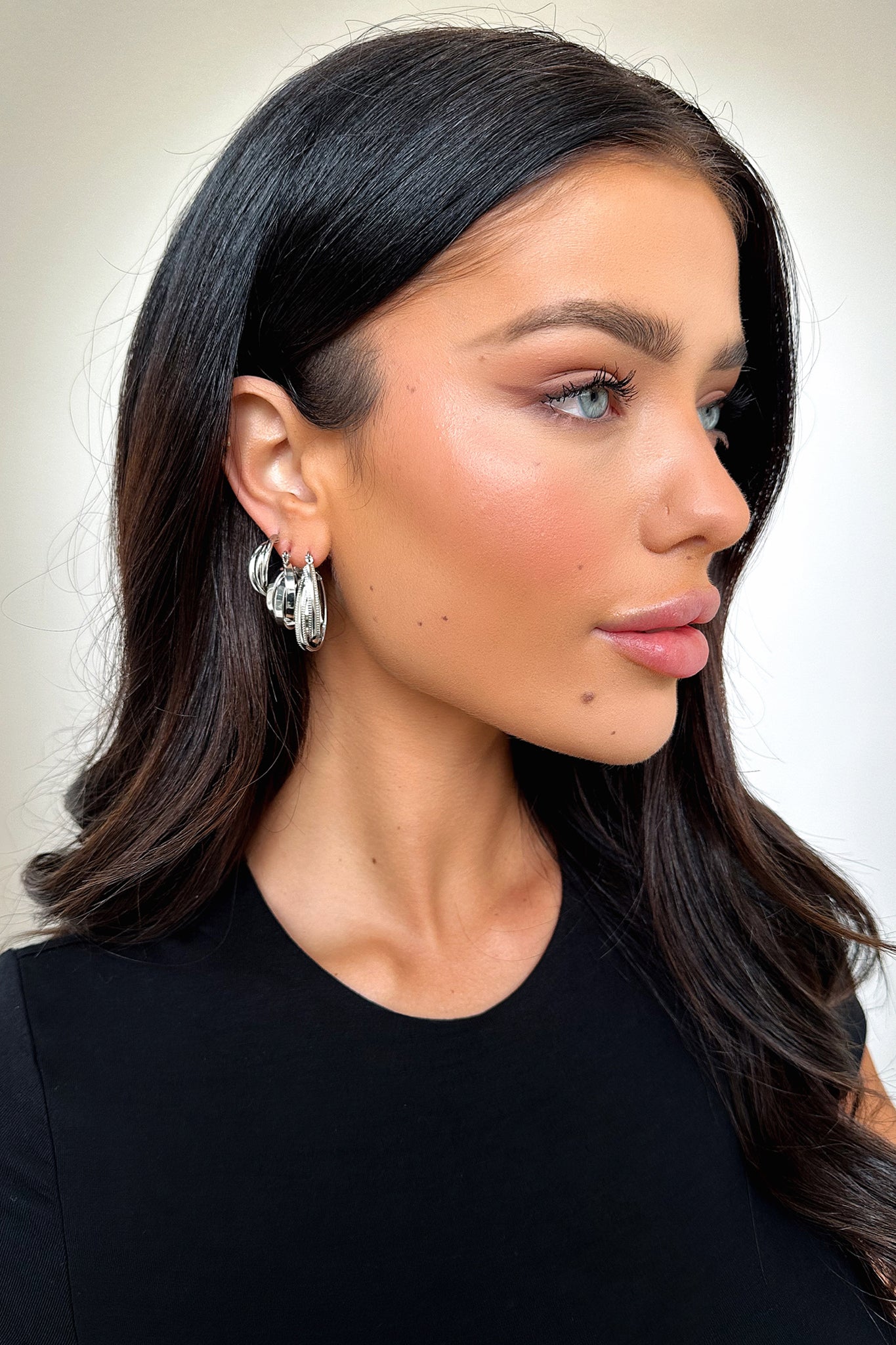 Tyra Earrings 3 Pack - Silver