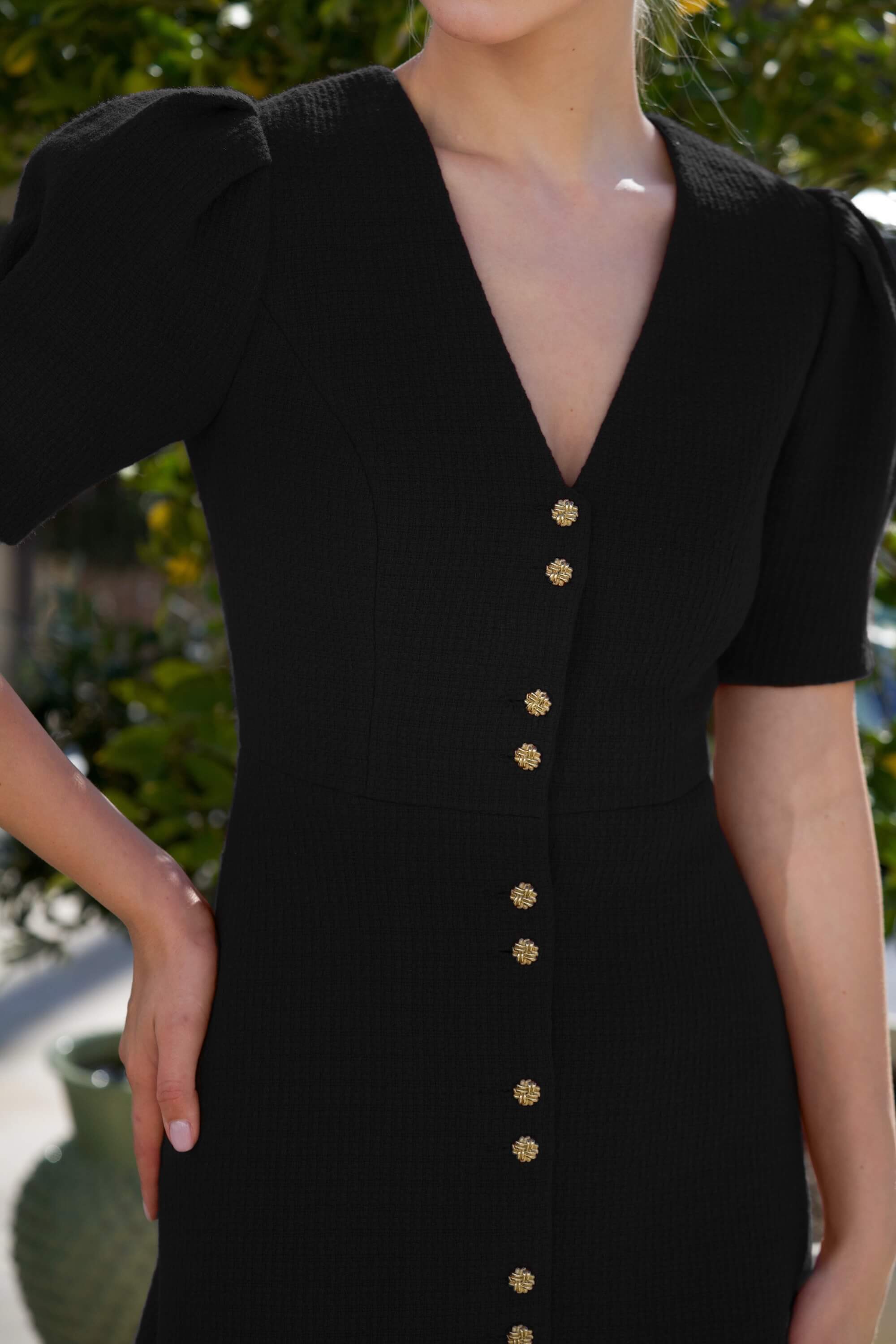 Matilda Cotton Tweed Dress