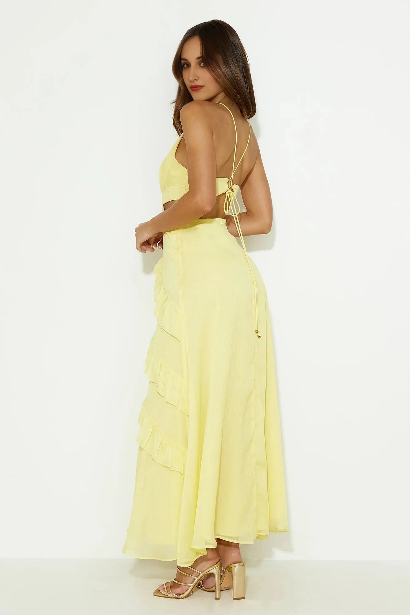 Sunset Dreamer Maxi Dress Yellow