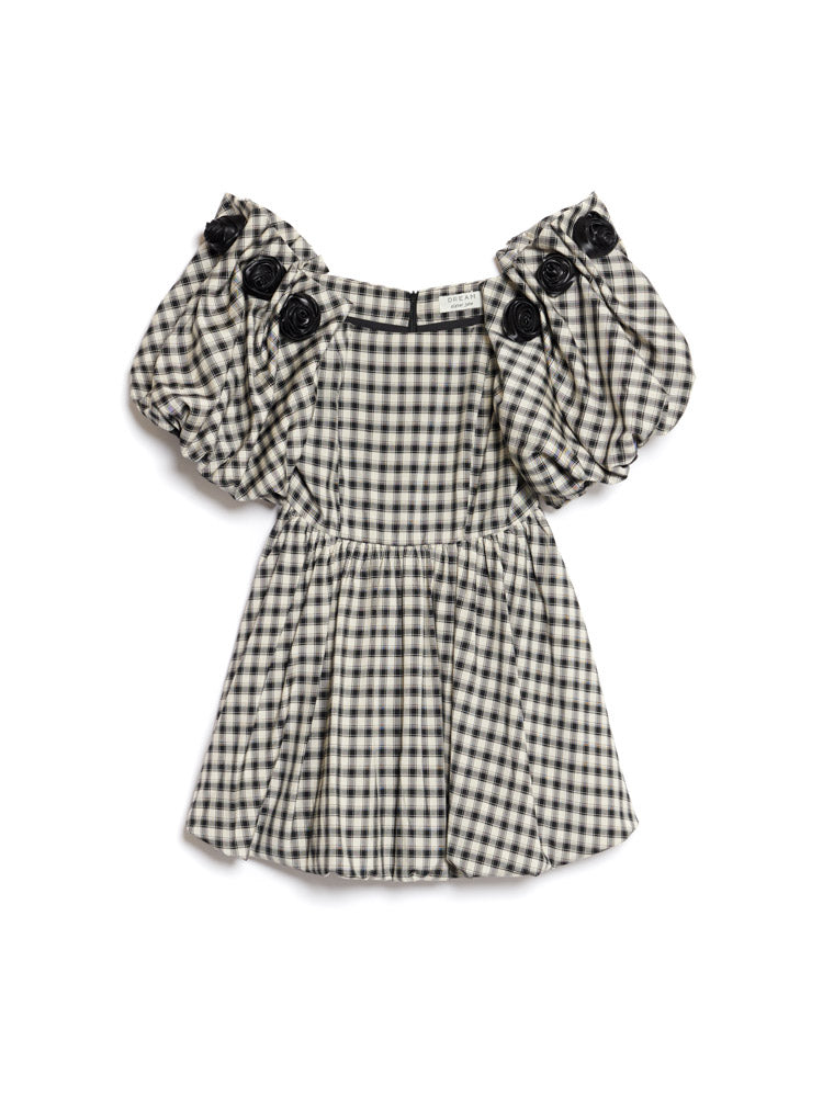 Thelma Check Mini Dress