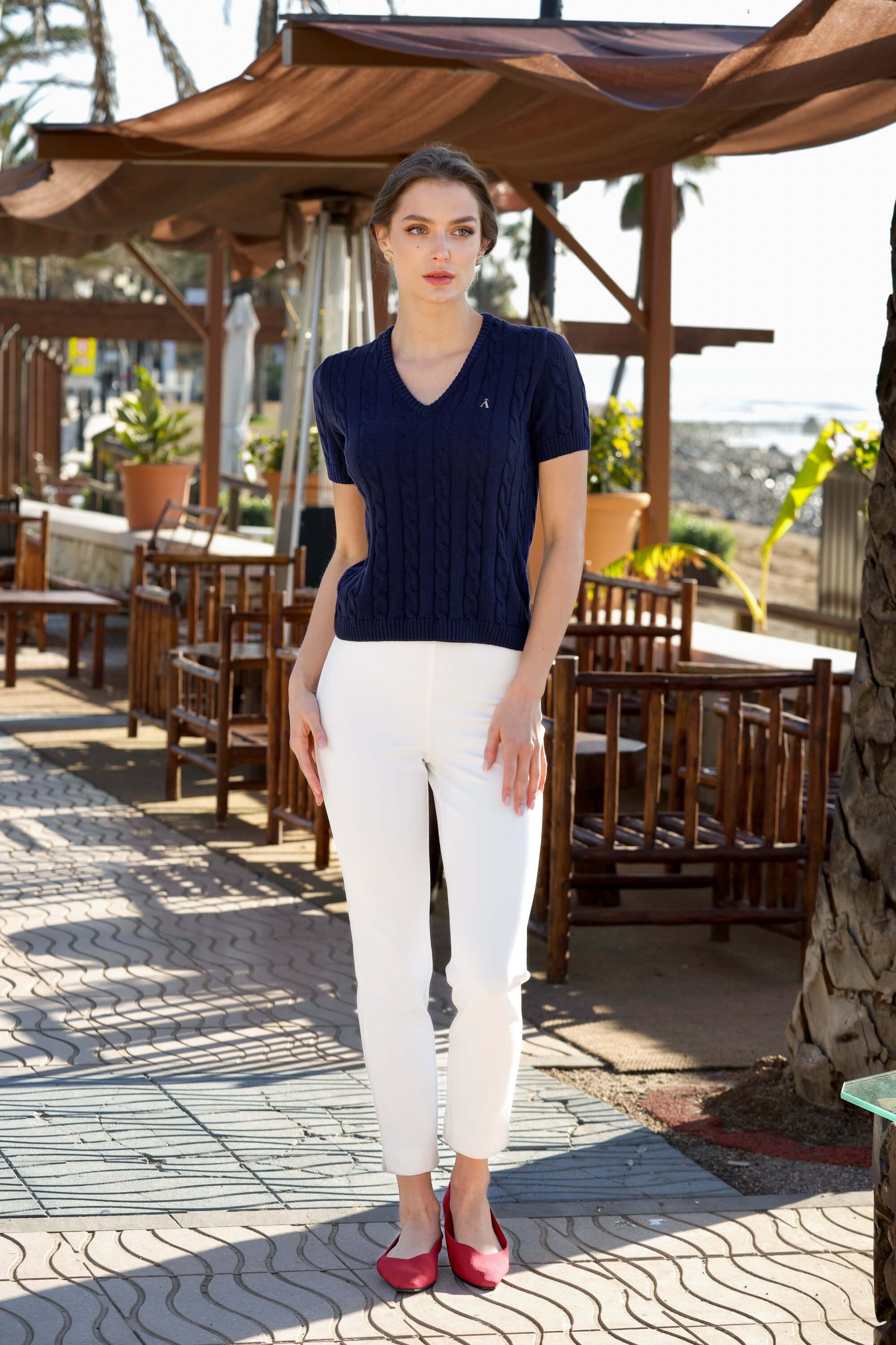 Talina Cable Knit Top