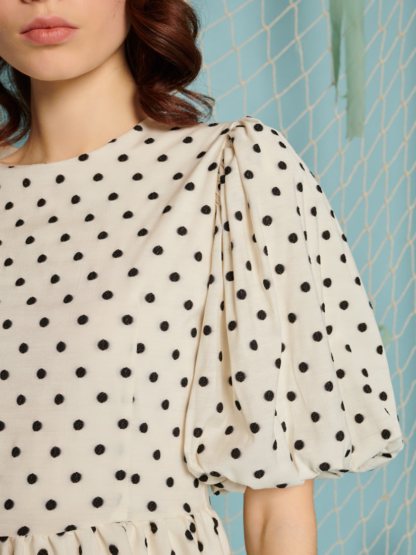 Hali Polka Dot Mini Dress