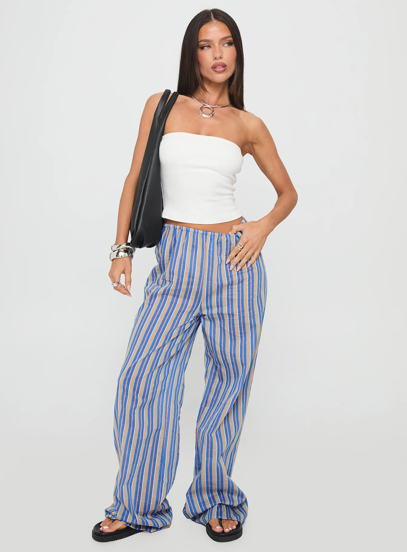 Limestone Pants Blue Multi