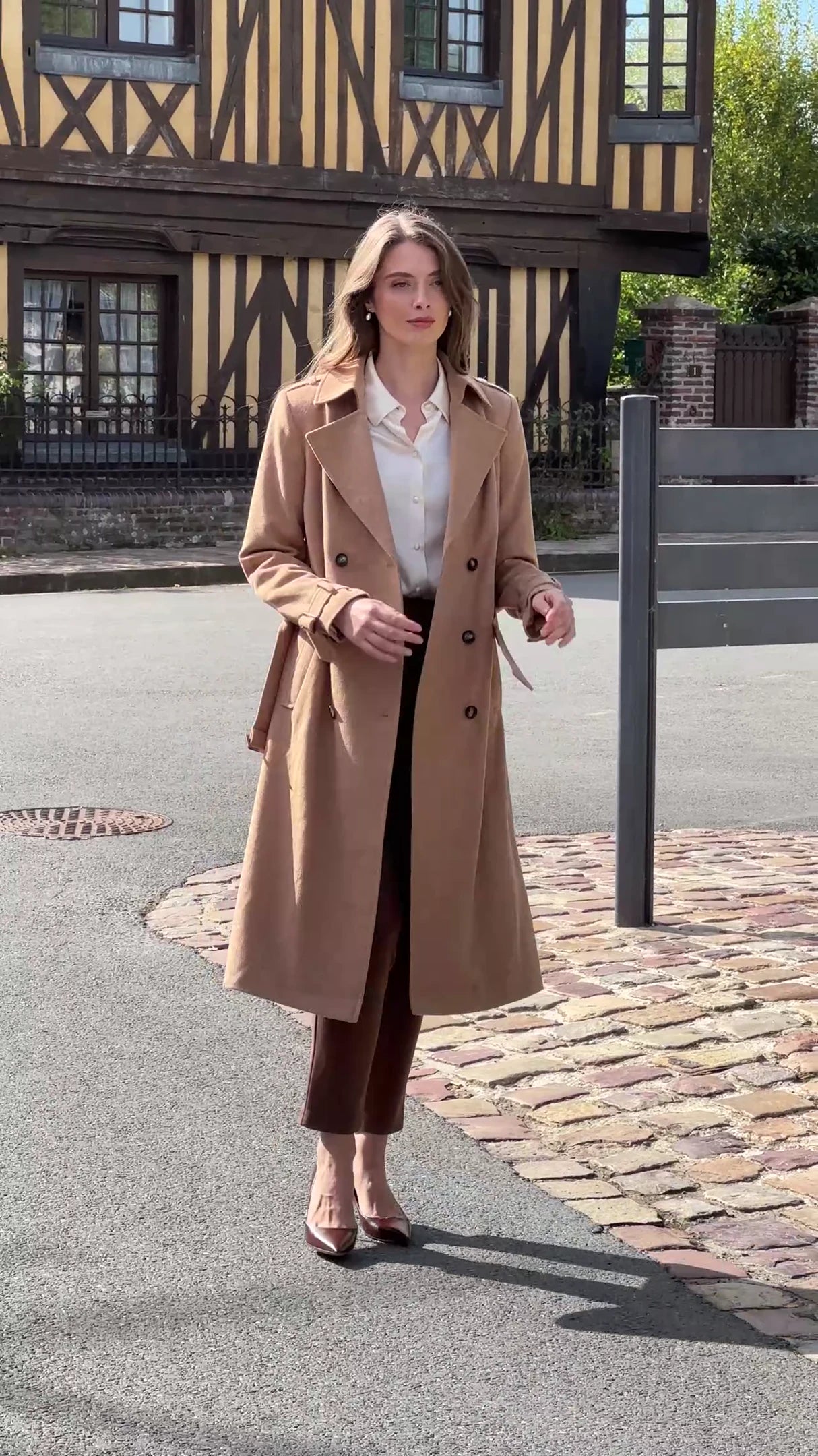 Nicole Cotton Trench Coat